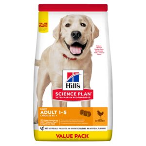 Hrana uscata caini, Hill’s Science Plan Canine Adult Large Light Chicken Value Pack, 18 kg