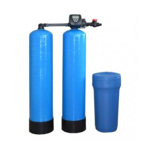 Statie dedurizare aquaPUR SOFT 100 TWIN Q=4,0mc/h cu by-pass