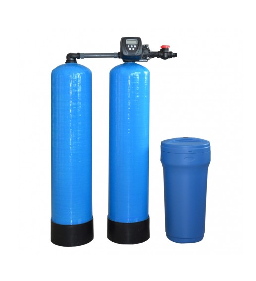 Statie dedurizare aquaPUR SOFT 225 TWIN Q=6,3 mc/h cu by-pass