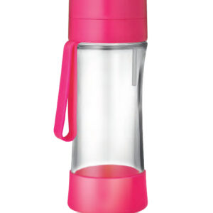 Sticlă filtrantă Sport myLaica, Sticlă, 0,50 litri, portabilă, Roz