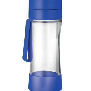 Sticlă filtrantă Sport myLaica, Sticlă, 0,50 litri, portabilă, Albastru