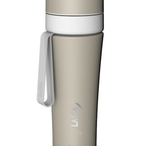 Sticlă filtranta Sport myLaica, Inox, 0,55 litri, portabilă, Gri, filtru Fast Disk
