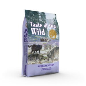 TASTE OF THE WILD Sierra Mountain, Miel, hrană uscată fără cereale câini 12.2kg