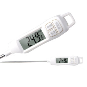 Termometru cu sonda penetranta Katter KR40, pentru bucatarie, alb, 14 cm