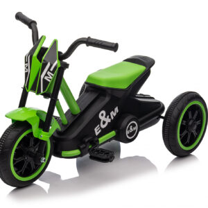 Tricicleta cu pedale, pentru copii 2-4 ani, Kinderauto G301, culoare verde