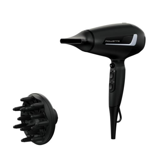 Uscator de par Rowenta PRO EXPERT CV8820F0 2100 W invelis Tourmaline concentrator 6 mm jet aer rece 3 trepte temperatura negru