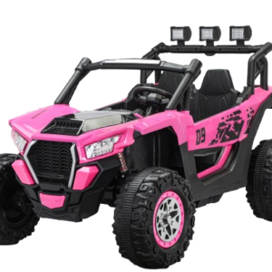 UTV electric 4×4, pentru 2 copii, Kinderauto RZR2000, 180W, 12V, echipare PREMIUM, roz
