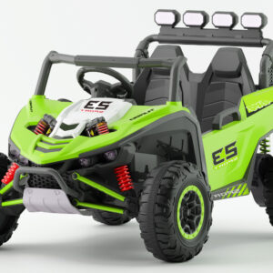 UTV electric pentru copii, Kinderauto Arrow Dune-Buggy, 220W, 12V, roti EVA, premium, 2 locuri, verde