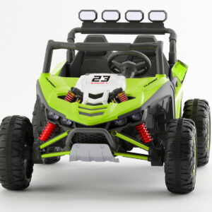 UTV electric pentru copii, Kinderauto Arrow Dune-Buggy, 300W, 24V, 2 locuri, echipare premium, verde