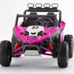 UTV electric pentru 2 copii, Kinderauto Arrow Dune-Buggy, 300W, 24V, premium, Roz