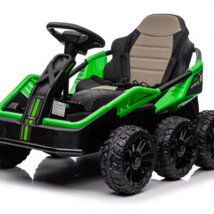 UTV electric pentru 2 copii Kinderauto MoonRider 6×6 300W 24V premium, verde