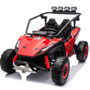 UTV electric pentru 2 copii, Kinderauto Vector Dune-Buggy, 300W, 24V, echipare premium, rosu