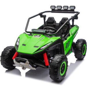 UTV electric pentru 2 copii, Kinderauto Vector Dune-Buggy, 300W, 24V, echipare premium, verde