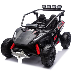 UTV electric pentru 2 copii, Kinderauto Vector Dune-Buggy, 300W, 24V, echipare premium, negru
