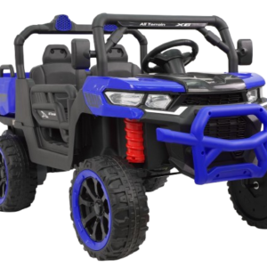 UTV electric pentru 2 copii Kinderauto X-Force 300W 24V premium, culoare albastru