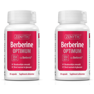 Pachet Berberina Optimum cu Berbevis® Extract 550mg 30cps + 30cps