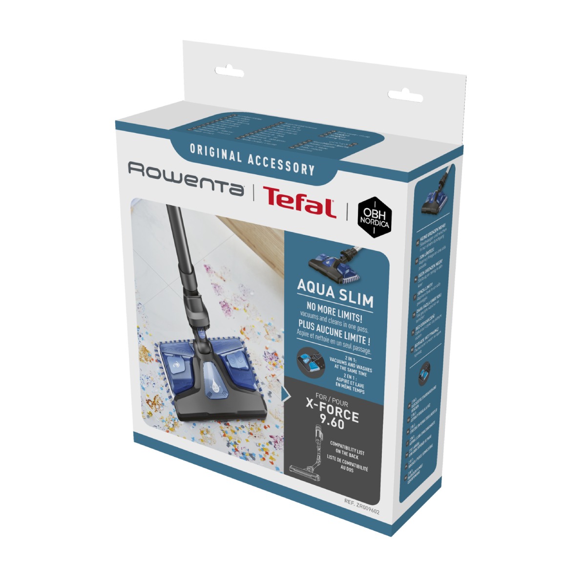 Cap de aspirare Aqua Slim Rowenta ZR009602 compatibil cu aspiratorul vertical Rowenta X-Force Flex 9.60 seriile RH20xx
