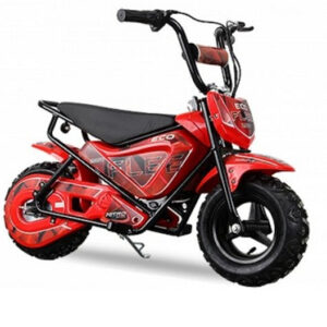 Mini Motocicleta electrica cu roti ajutatore, NITRO ECO Flee 300W 24V, culoare Portocalie