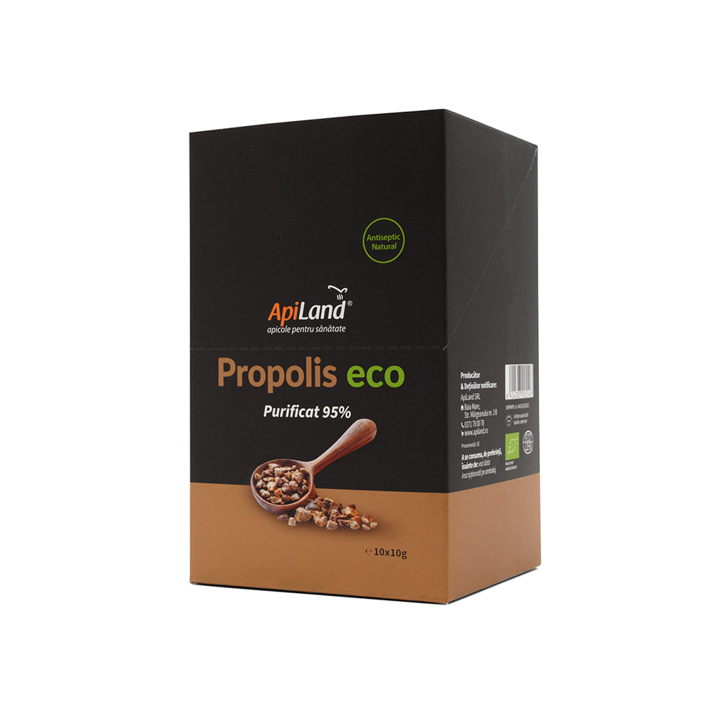 Propolis purificat 95% ECO - 10 plicuri x 10g - Default Title