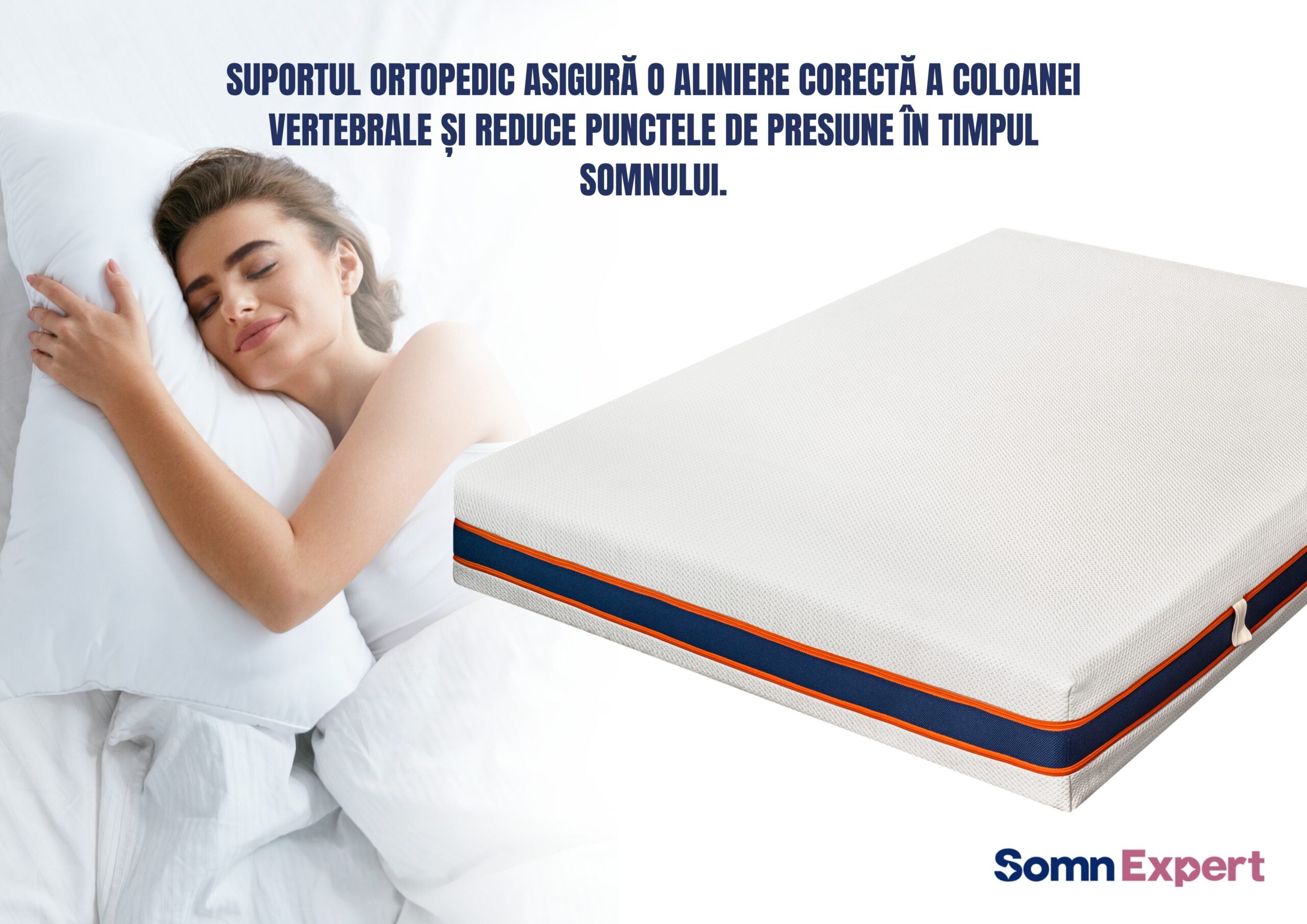 Saltea cu memorie și arcuri individuale Somnexpert AirCool HD Pocket Spring 160x200, înălțime 24 cm, husă detașabilă, fermitate medie - Image 5