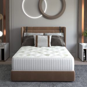 Saltea cu memorie Somnart Memory Ultimate 200×200, înălțime 24 cm, husă cu Aloe Vera, cu mânere, fermitate mare