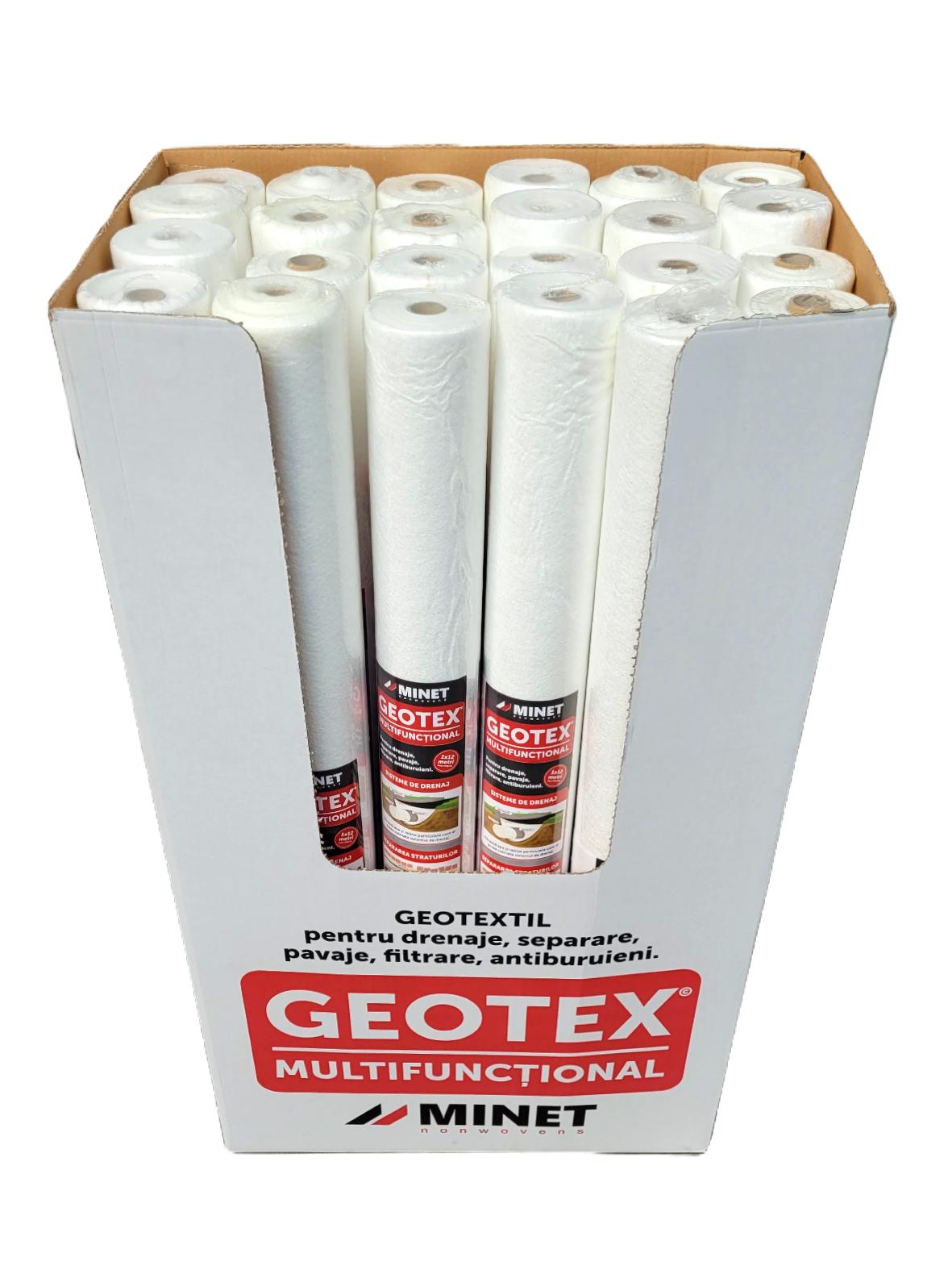 Pachet 96 x Folie membrana geotextil Geotex multifunctional, 100gr/mp, latime 1 m, lungime 12m/rola, suprafata 12mp/rola, suprafata totala 1152 mp - Image 9