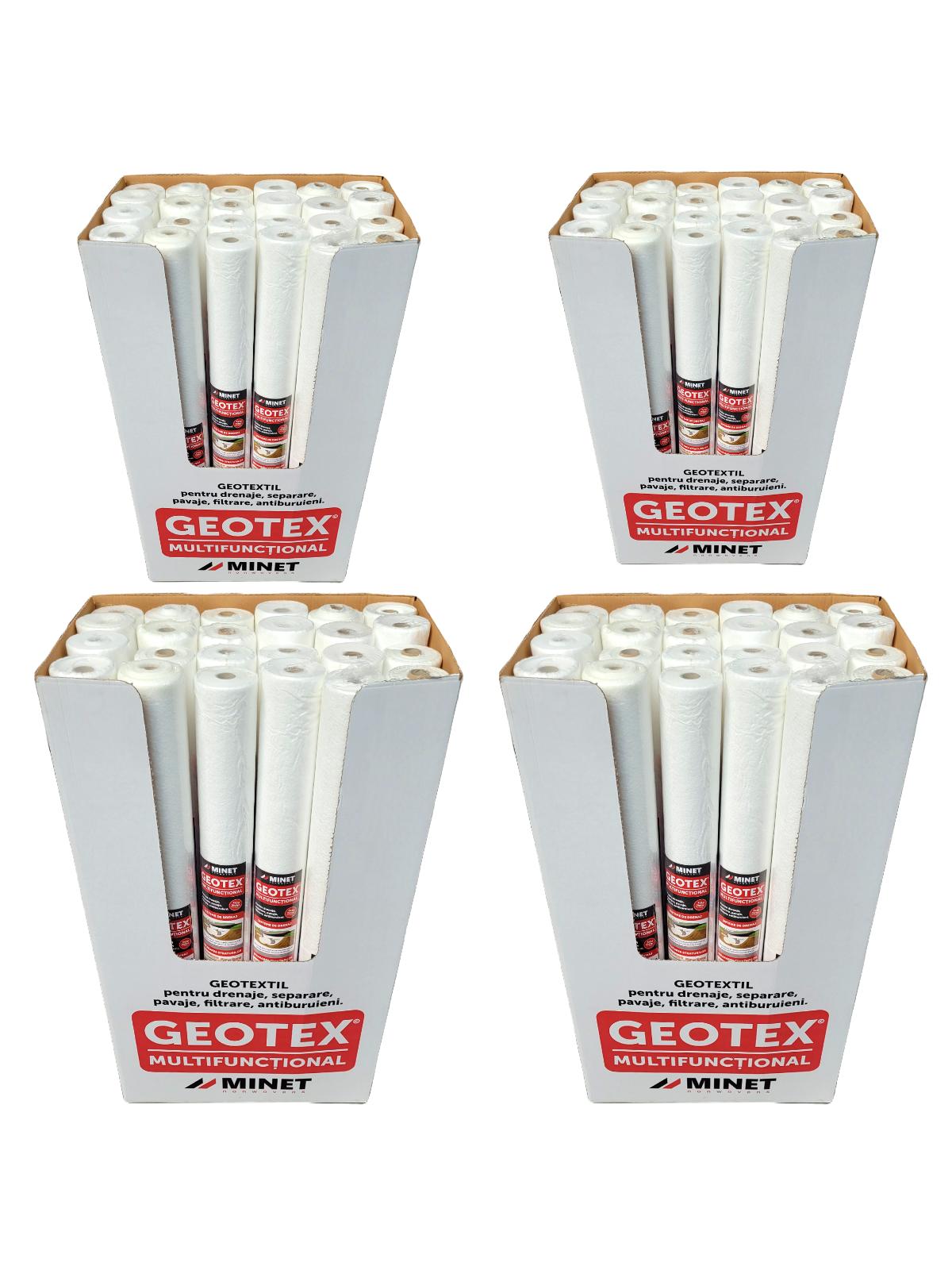 Pachet 96 x Folie membrana geotextil Geotex multifunctional, 100gr/mp, latime 1 m, lungime 12m/rola, suprafata 12mp/rola, suprafata totala 1152 mp - Image 5