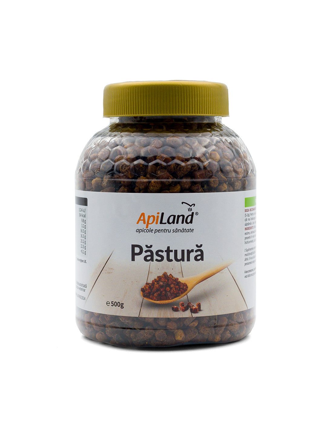 Păstură de albine Apiland 500g, supliment natural 100%, din polen fermentat - Default Title