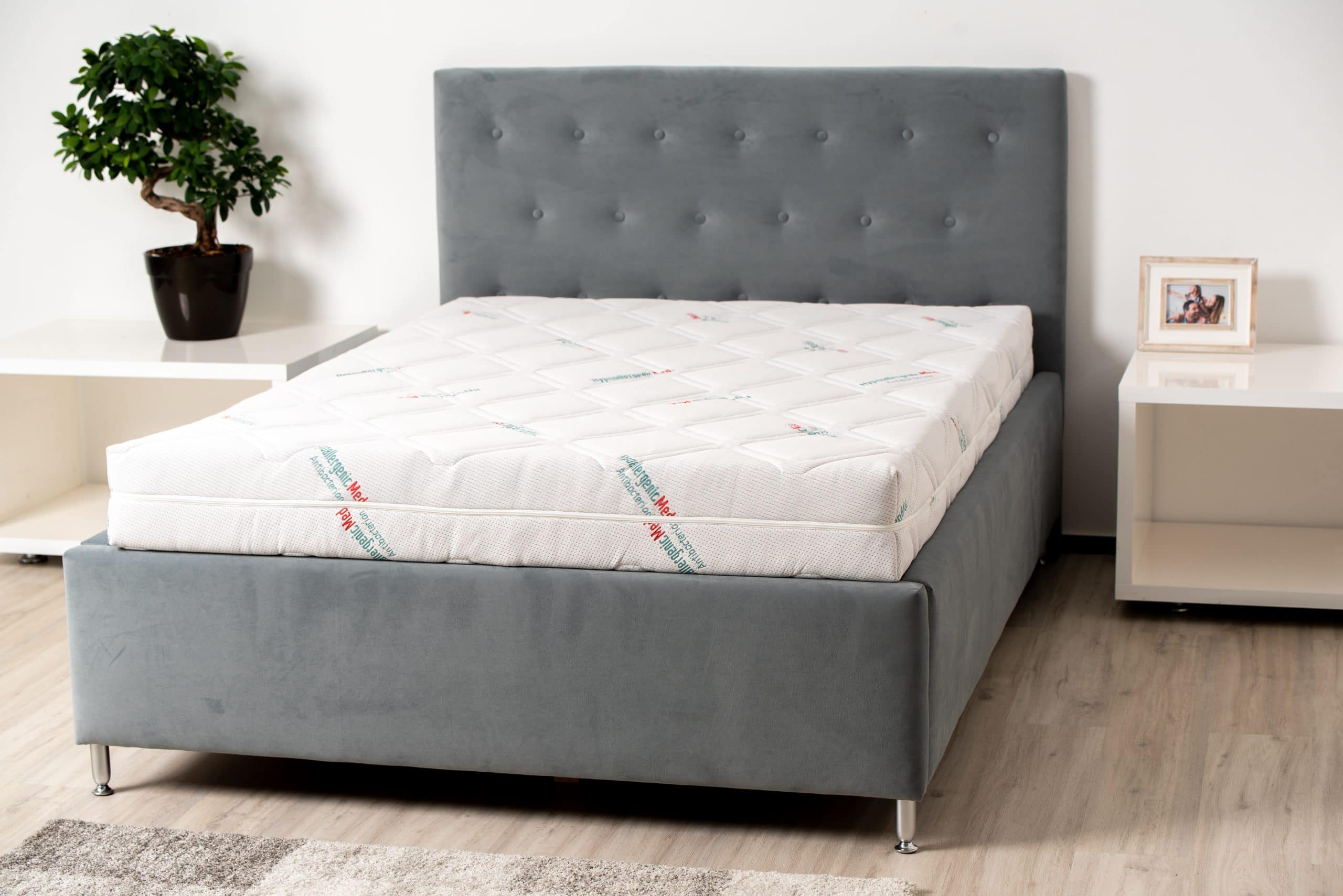 Pachet 1 Saltea HypoallergenicMed Antibacteria SomnART 160x200x18 cm + Pilota HypoallergenicMed 200x220 + 2 perne 50x70 - Image 2