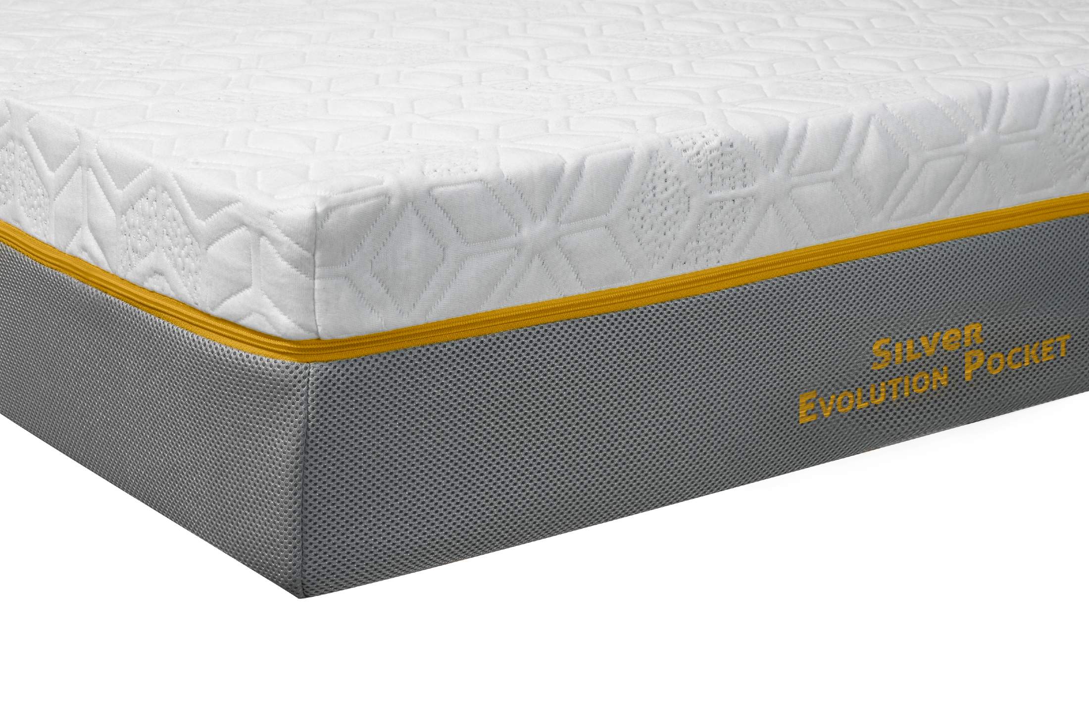 Saltea cu memorie și arcuri individuale Somnexpert Silver Evolution Pocket Spring 140x200, înălțime 24 cm, husă detașabilă, fermitate medie - Image 6