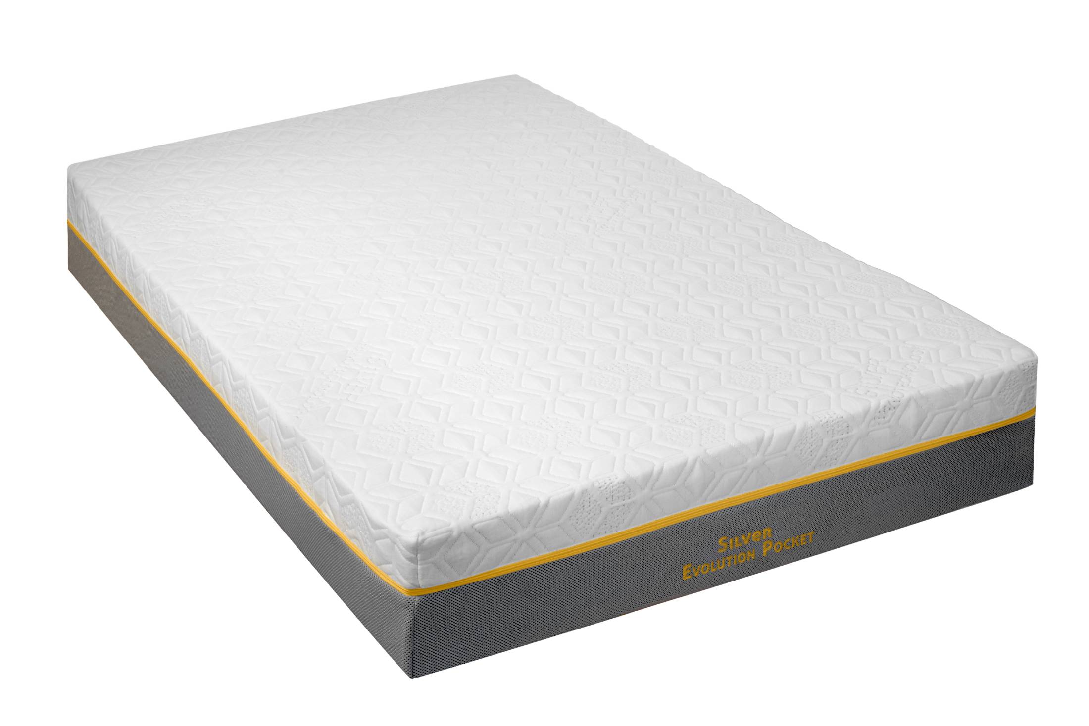Saltea cu memorie și arcuri individuale Somnexpert Silver Evolution Pocket Spring 140x200, înălțime 24 cm, husă detașabilă, fermitate medie - Image 4