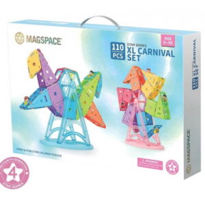 Set magnetic 110 pcs Magspace – XL Carnival Set