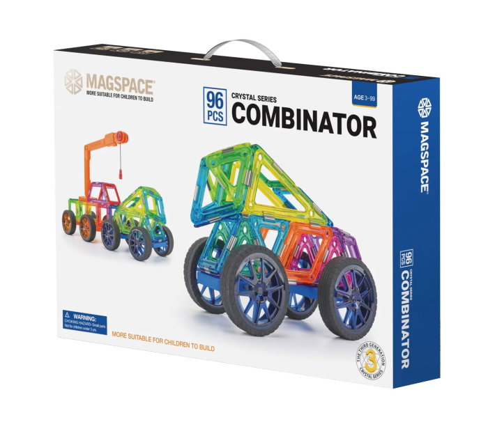 Set magnetic 96 piese Magspace - Combinator