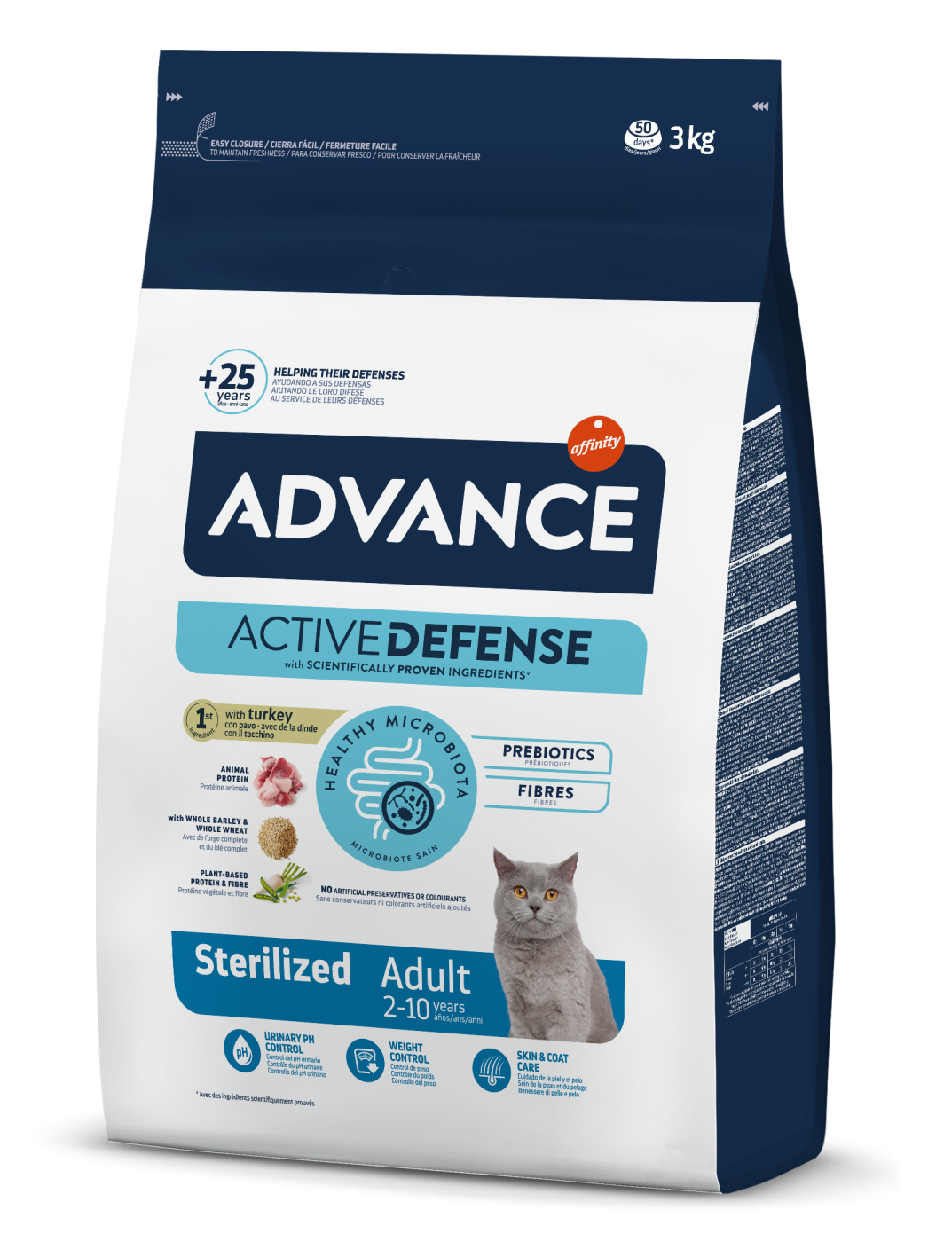 Advance Cat Sterilized Curcan 3 kg