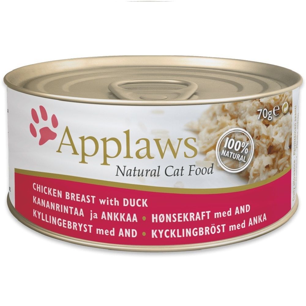 Applaws Cat Conserva Piept Pui si Rata 156 g