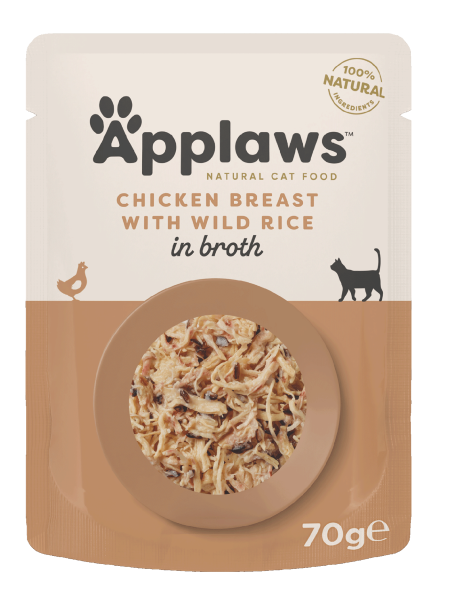 Applaws Cat Plic Piept Pui Cu Orez Salbatic 70 g