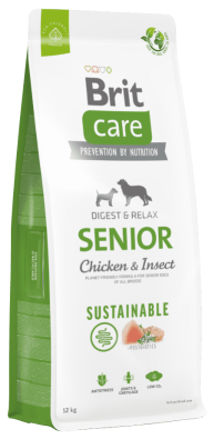 Brit Care Dog Sustainable Senior – brit,3-kg