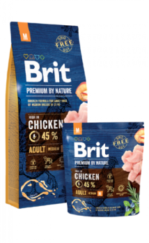 Brit Premium By Nature Adult M – 15-kg,brit-premium