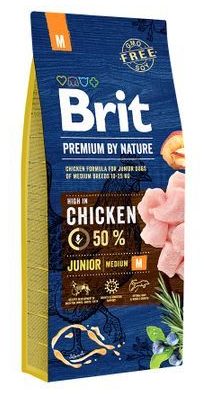 Brit Premium By Nature Junior M 15 kg