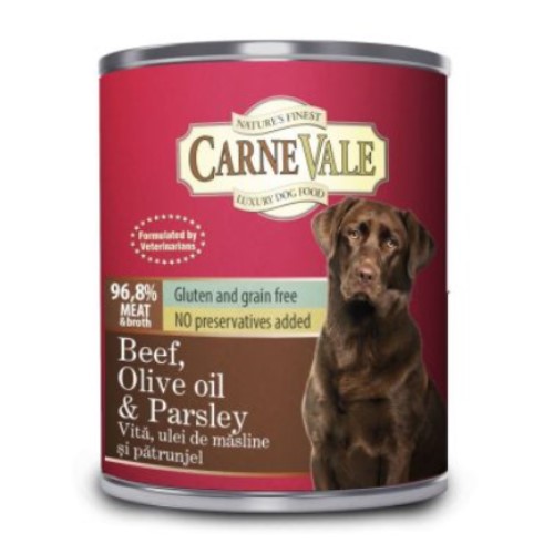 Carnevale Dog Conserva Vita/ Patrunjel/ Ulei Masline 800 g