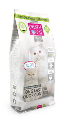 CRYSTAL CAT NISIP BEST CLUMPING BABY POWDER 5 L