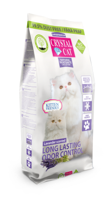 CRYSTAL CAT NISIP BEST CLUMPING LAVANDA 5 L