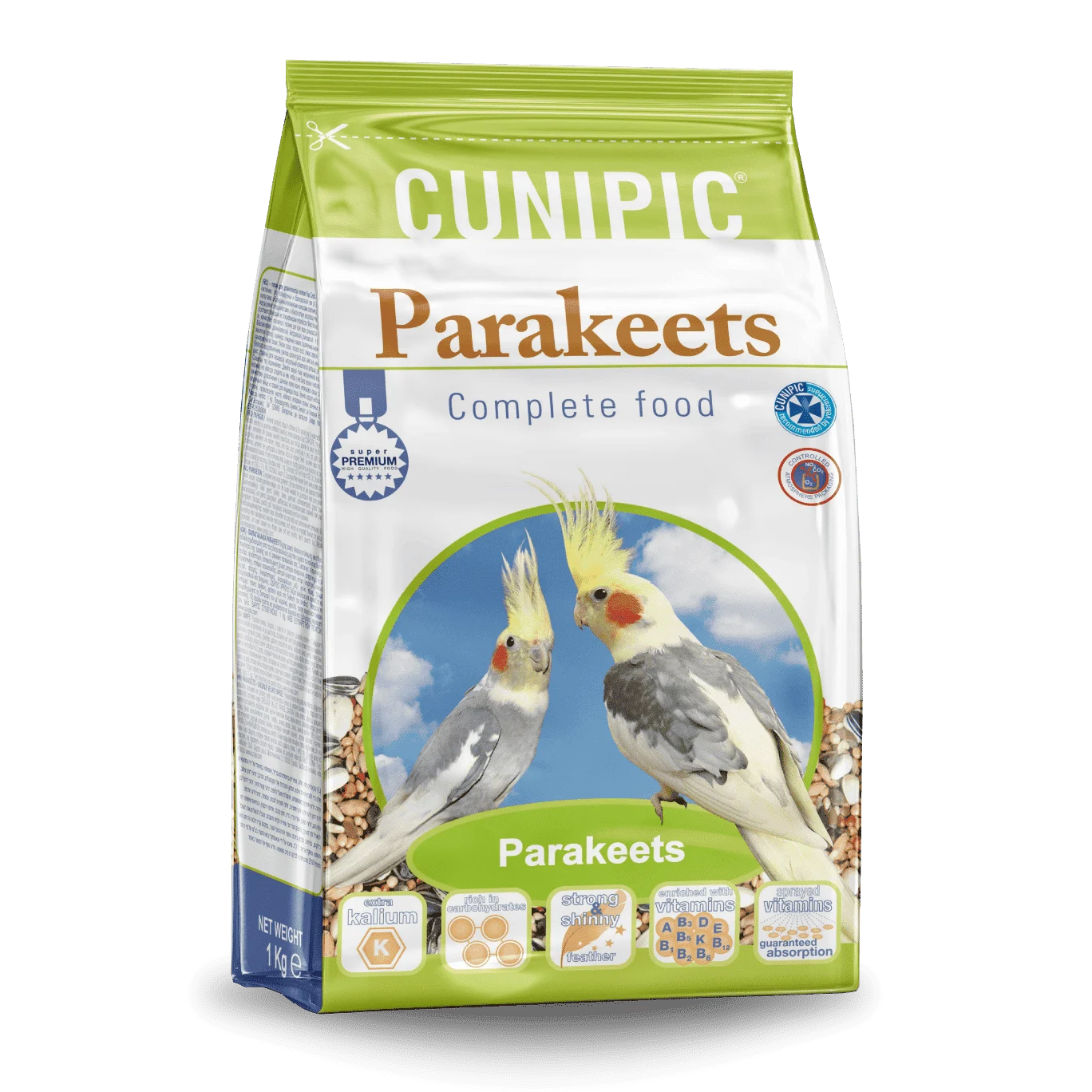 Cunipic Meniu Papagali Mici 1 Kg