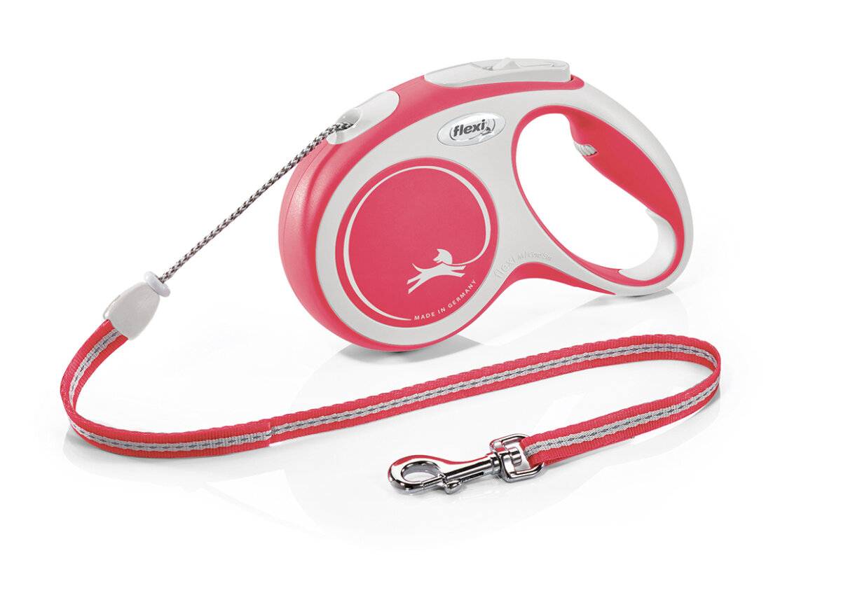 Flexi Lesa New Comfort Cord M 5 Rosu