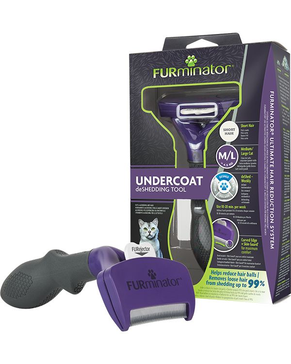 Furminator Perie Pisica Par Scurt M/L 691661