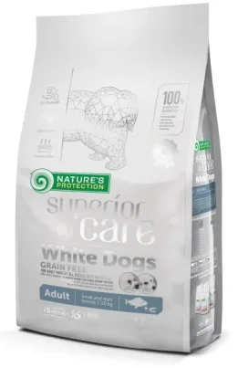 Nature’s Protection Superior Care White Dogs Grain Free White Fish Adult Small&Mini Breeds 1,5 kg