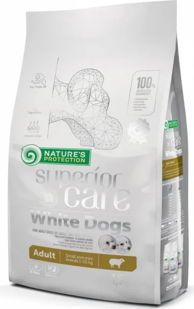 Nature s Protection Superior Care White Dogs Lamb Adult Small&Mini Breeds 1,5 KG