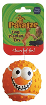 Paiatze Dog Orange Smile Face Latex 0025/ 2367