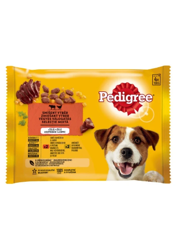 Pedigree Plic Adult Vita/Pasare 4×100 g
