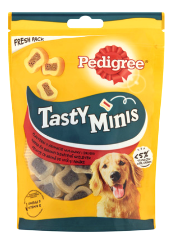 Pedigree Tastybites Feliute Gumate Vita/Pasare 155 g